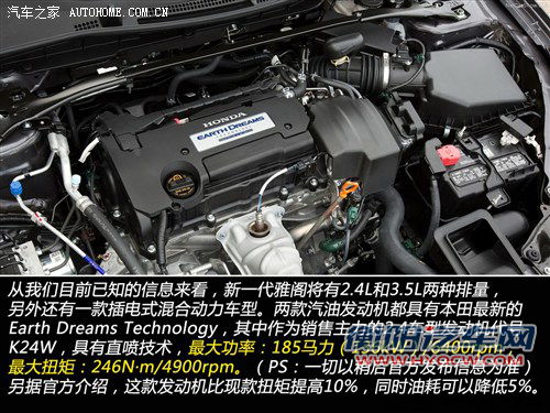 本田 本田(进口) 雅阁(海外) 2013款 基本型