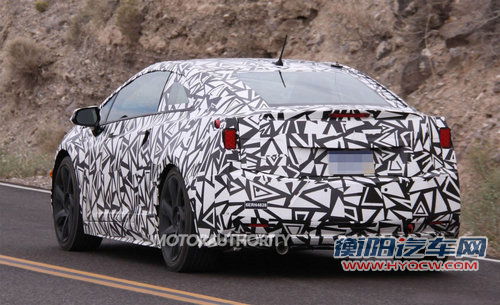 凯迪拉克ELR路试谍照 或保留概念车造型
