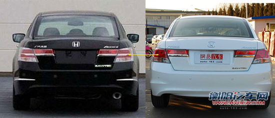 或两代同堂销售 小改款雅阁无伪图曝光