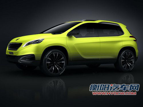 标致2008/Onyx概念车 官图曝光巴黎首发