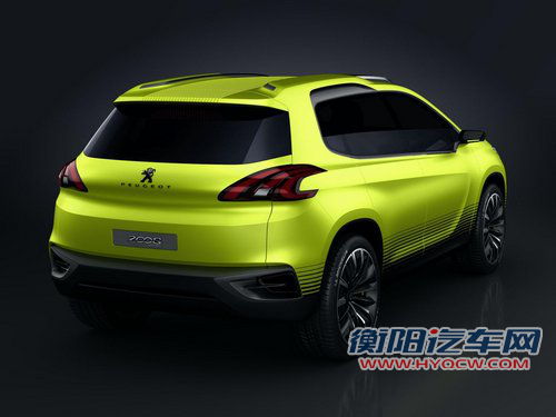 标致2008/Onyx概念车 官图曝光巴黎首发