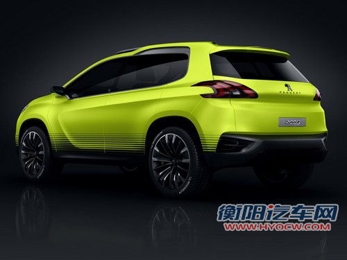 标致2008/Onyx概念车 官图曝光巴黎首发