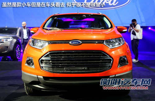 福特SUV翼搏Ecosport 搭1.0T引擎将国产