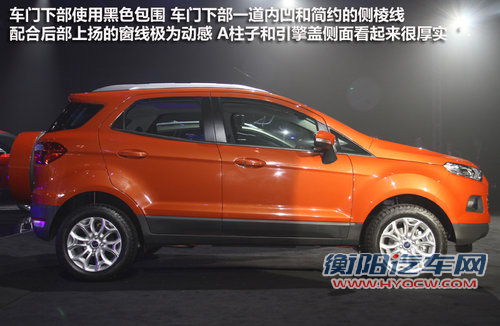 福特SUV翼搏Ecosport 搭1.0T引擎将国产