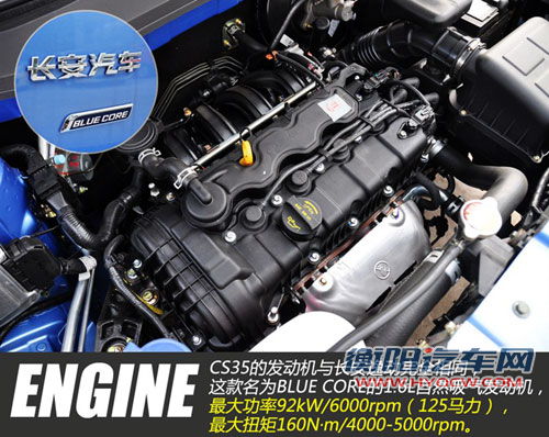 2012款长安CS35发动机-1.6L