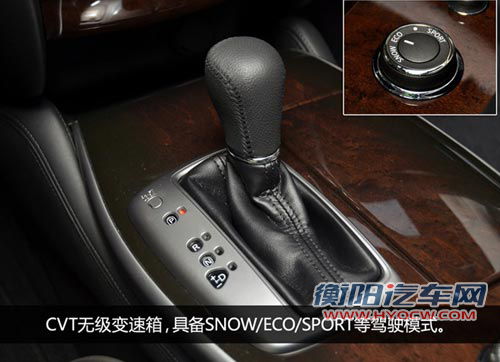 英菲尼迪JX35采用的CVT变速箱