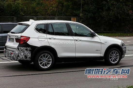 外观改动不大 改款宝马X3谍照首度曝光