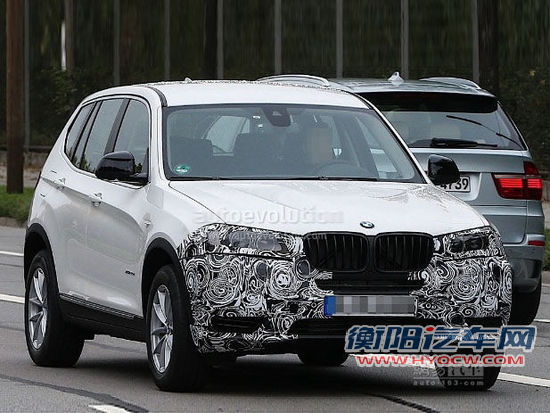 外观改动不大 改款宝马X3谍照首度曝光
