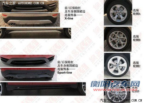 增加手动挡车型 改款华晨宝马X1谍照 汽车之家