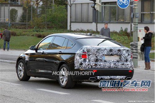 或2014年推出 改款宝马5系GT谍照曝光 汽车之家