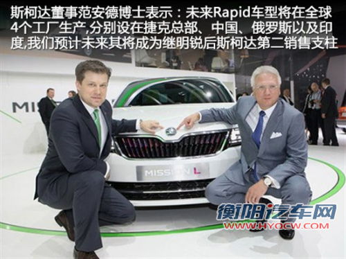 斯柯达新车Rapid将上市 参数配置曝光