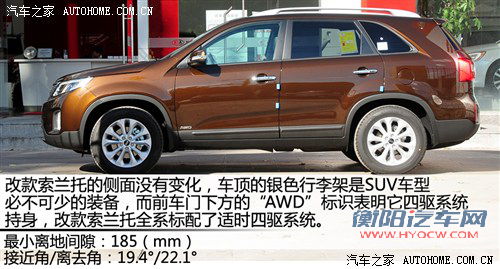 起亚 起亚(进口) 索兰托 2013款 2.4 5座汽油至尊版