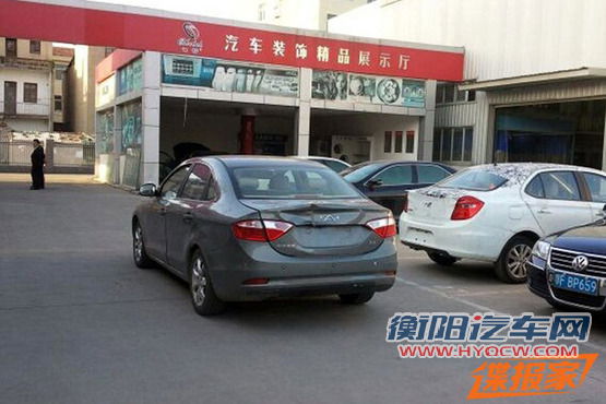 奇瑞M16最新无伪装谍照曝光 定位高于A3