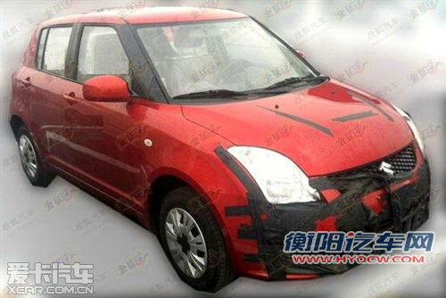 外观变化甚微 曝长安铃木改款雨燕谍照