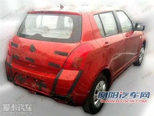 外观变化甚微 曝长安铃木改款雨燕谍照