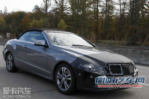 或明年发布 改款奔驰E级敞篷版谍照曝光