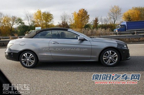 或明年发布 改款奔驰E级敞篷版谍照曝光