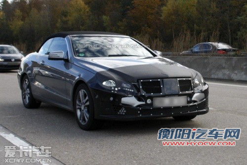 或明年发布 改款奔驰E级敞篷版谍照曝光