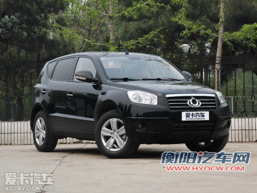 10万元自主SUV  GX7/比亚迪S6/海马骑士