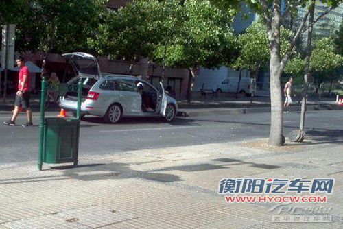 换代斯柯达明锐终定妆 曝官图拍摄现场