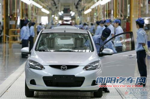 马自达10月对中国市场出口量为零 在华产出跌28%