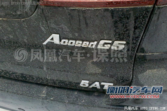 广汽吉奥G5自动挡谍照 配备5AT变速箱