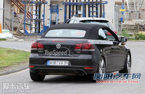有望明年推出 高尔夫R敞篷版谍照曝光
