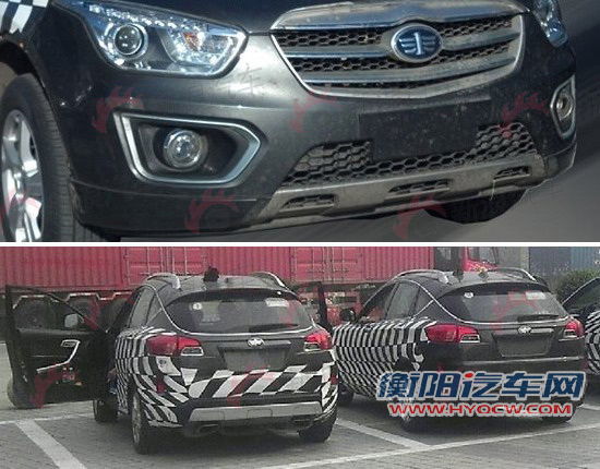 一汽奔腾首款SUV谍照