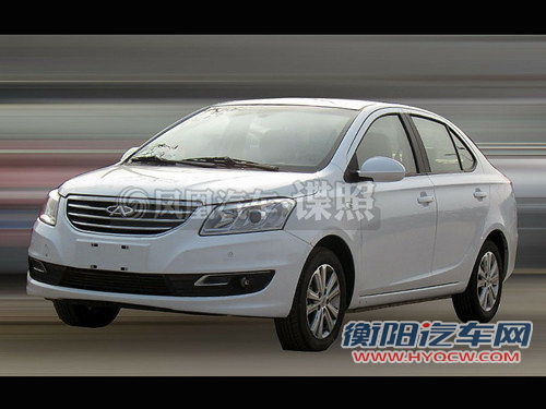 或夏季上市 奇瑞E3最新路试谍照曝光