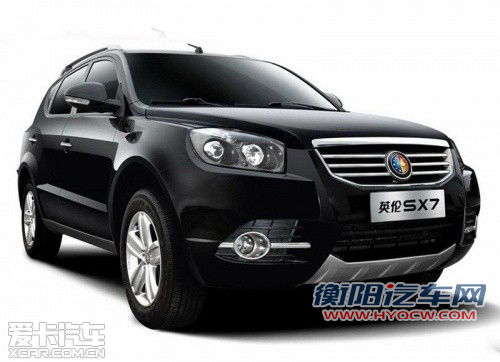 与GX7高度相似 吉利英伦SX7春节后上市