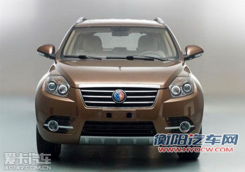 与GX7高度相似 吉利英伦SX7春节后上市