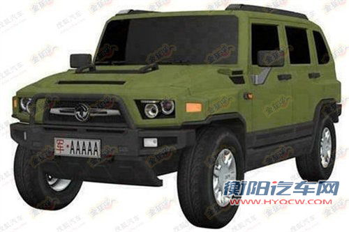 硬派越野范 东风HUV量产版专利图曝光