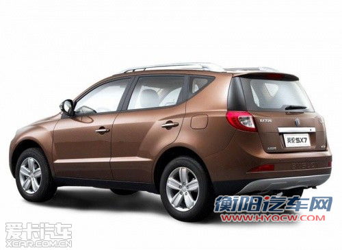 与GX7高度相似 吉利英伦SX7春节后上市