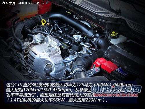 福特长安福特翼搏2013款 1.0L GTDi MT尊贵型