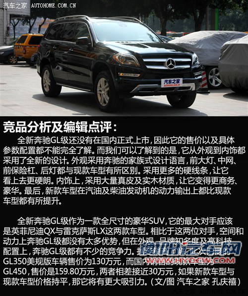 奔驰奔驰(进口)奔驰GL级2013款 基本型
