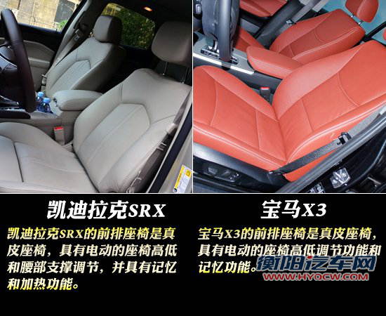 美式豪华VS德式运动 凯迪拉克SRX全面对比宝马X3