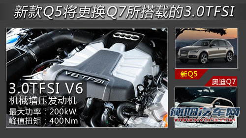 奥迪Q5有望搭载3.0T引擎 3.2车型将停产