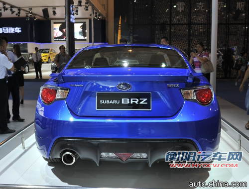 斯巴鲁BRZ今日上市 预计售价30万元左右