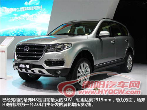 哈弗将发布8款全新SUV 涉及H2/H9等