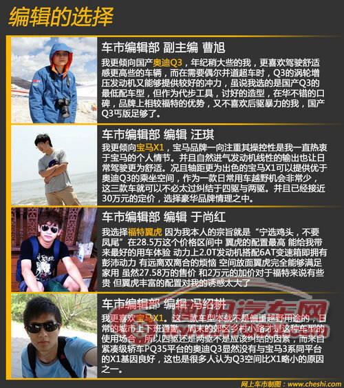 同价你选谁 奥迪Q3/翼虎/宝马X1肉搏战