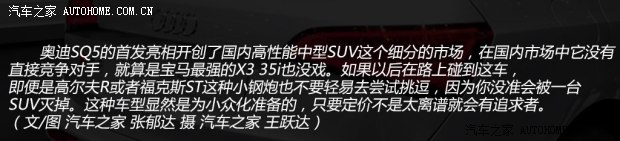 奥迪奥迪(进口)奥迪SQ52013款 3.0TFSI 基本型