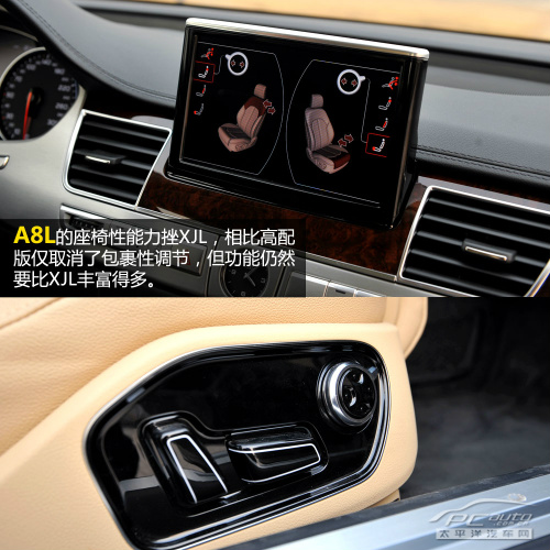 奥迪A8L对比捷豹XJ