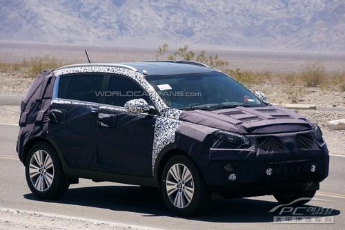 改款起亚智跑实车曝光 或明年年中上市