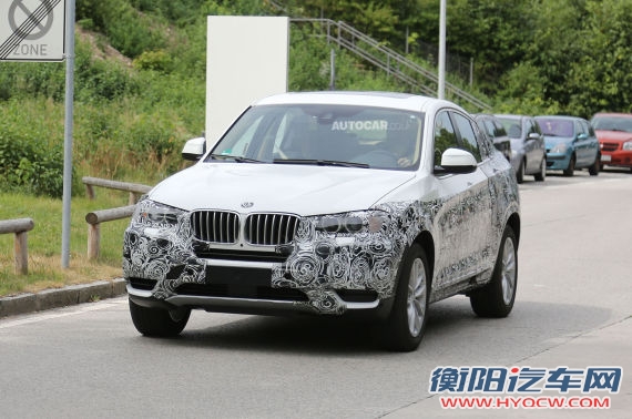 宝马X4谍照曝光 2014年上市 