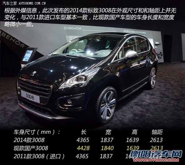 标致标致(进口)标致3008(进口)2014款 基本型