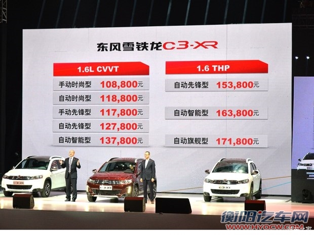 东风雪铁龙 雪铁龙C3-XR 2015款 1.6THP 自动旗舰型