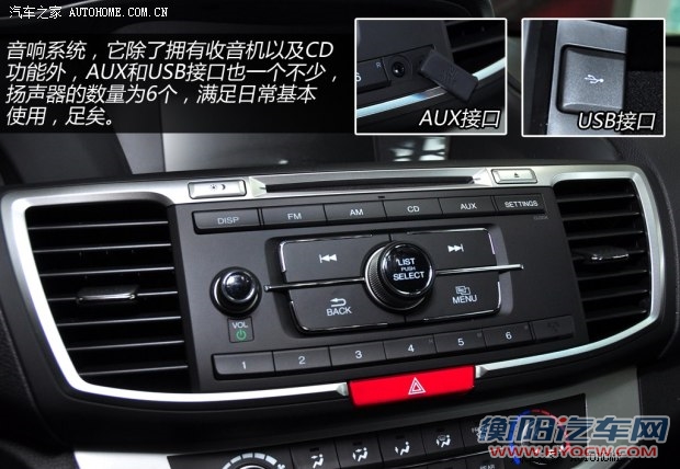 本田广汽本田雅阁2014款 2.0L LX