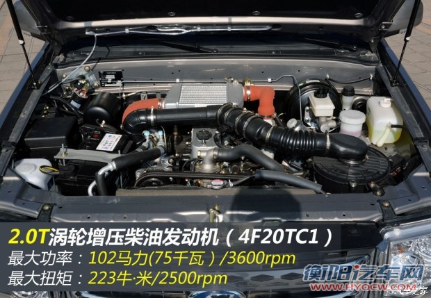 福迪汽车 雄师F16 2015款 2.0T柴油两驱基本型