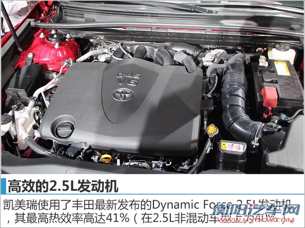 搭载2.5L发动机 丰田全新一代凯美瑞发布-图7